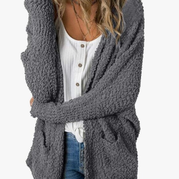 Chunky Fuzzy Cardigan - Picture 1 of 7